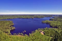 Näkymä Näärinkijärvelle lintuperspektiivistä