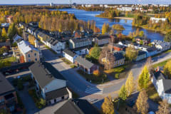 Pikisaari wooden town.