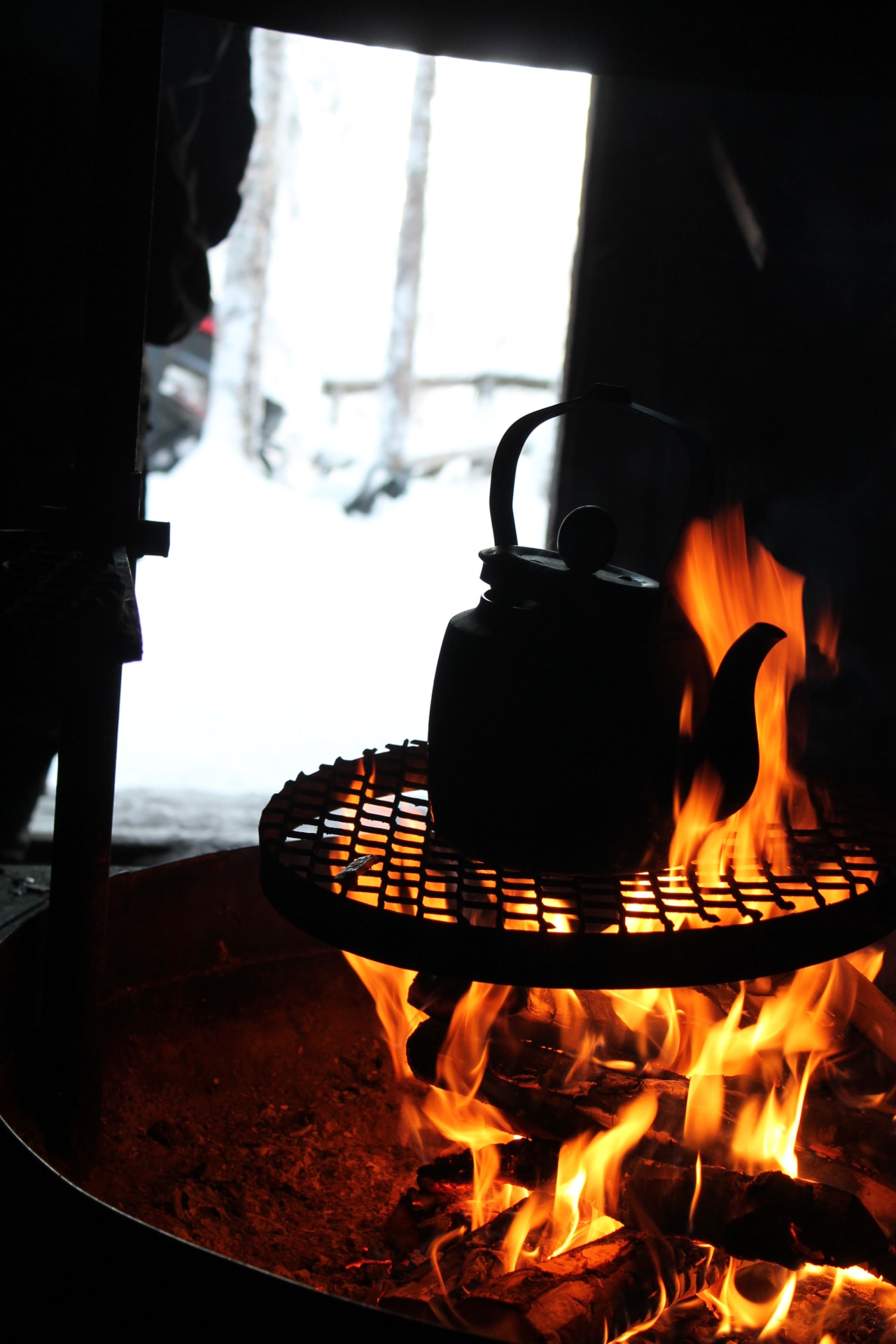 Coffee in a hut