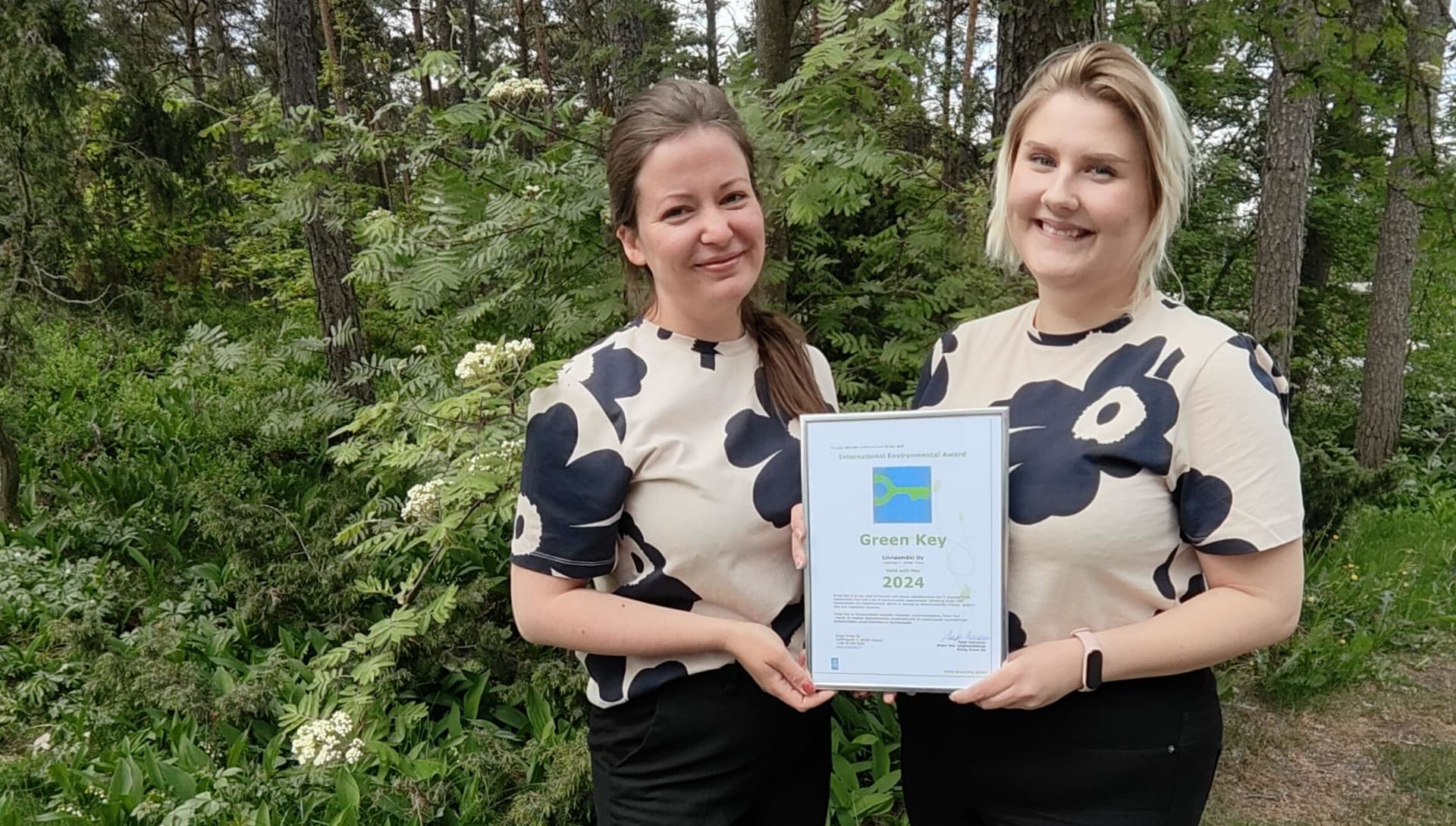 We have Green Key certificate as well as Sustainable Travel Finland label.