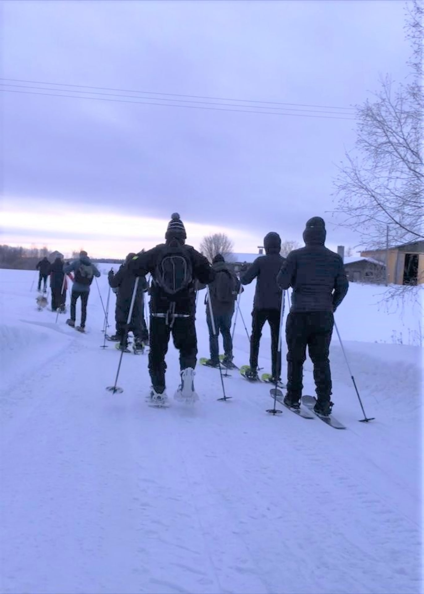 Snowshoeing