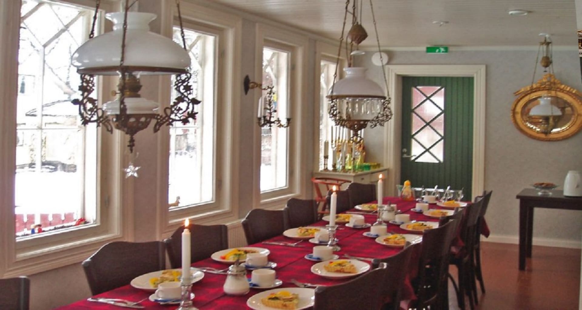 Dinner area for events Dinner area for events