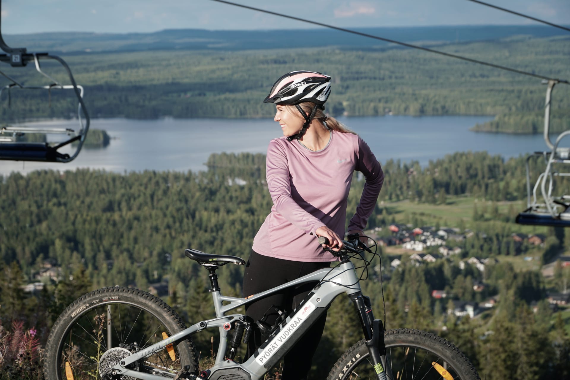 Thrilling mountain biking trails in Tahko
