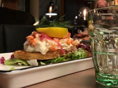 Toast Skagen ( local food)