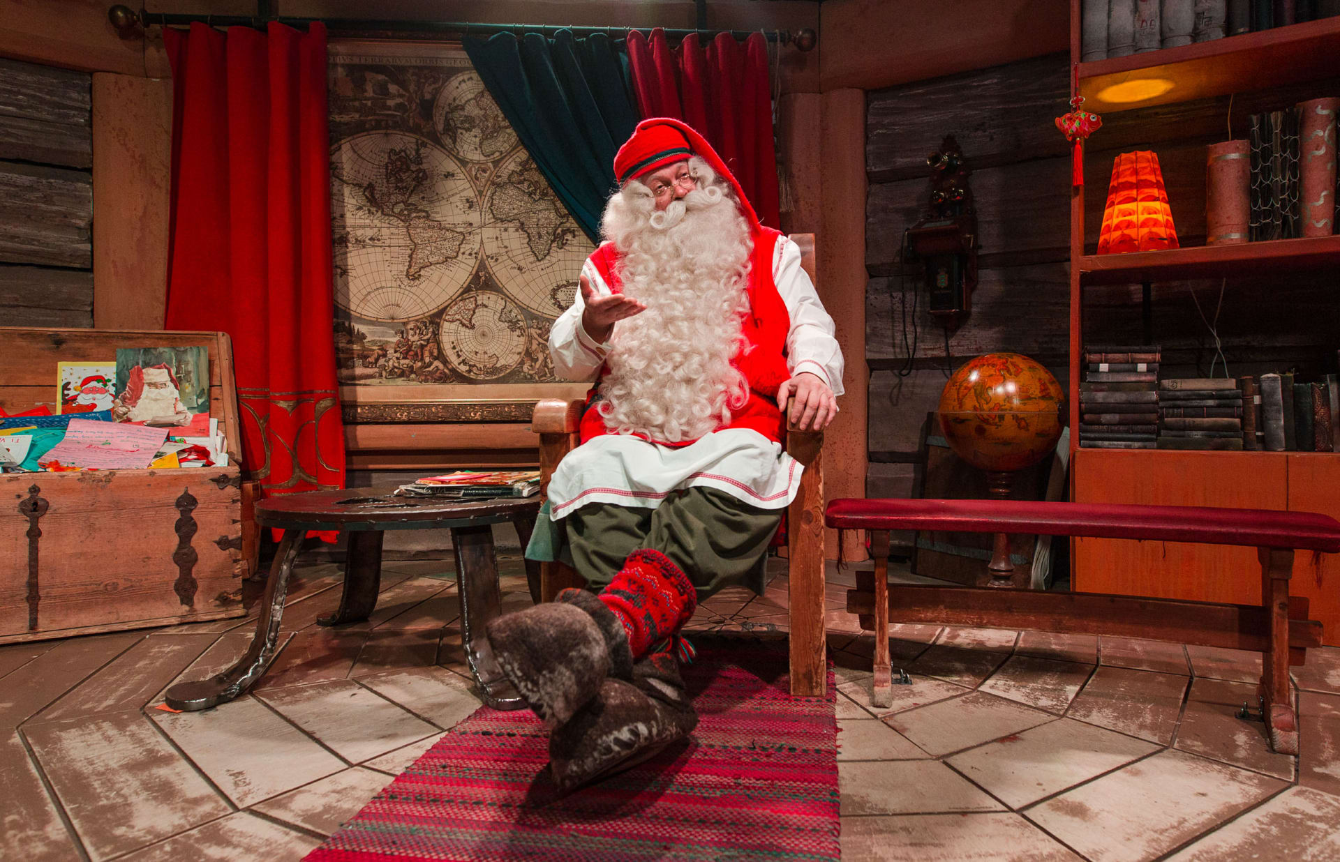 Snowmobiling to Santa in Rovaniemi
