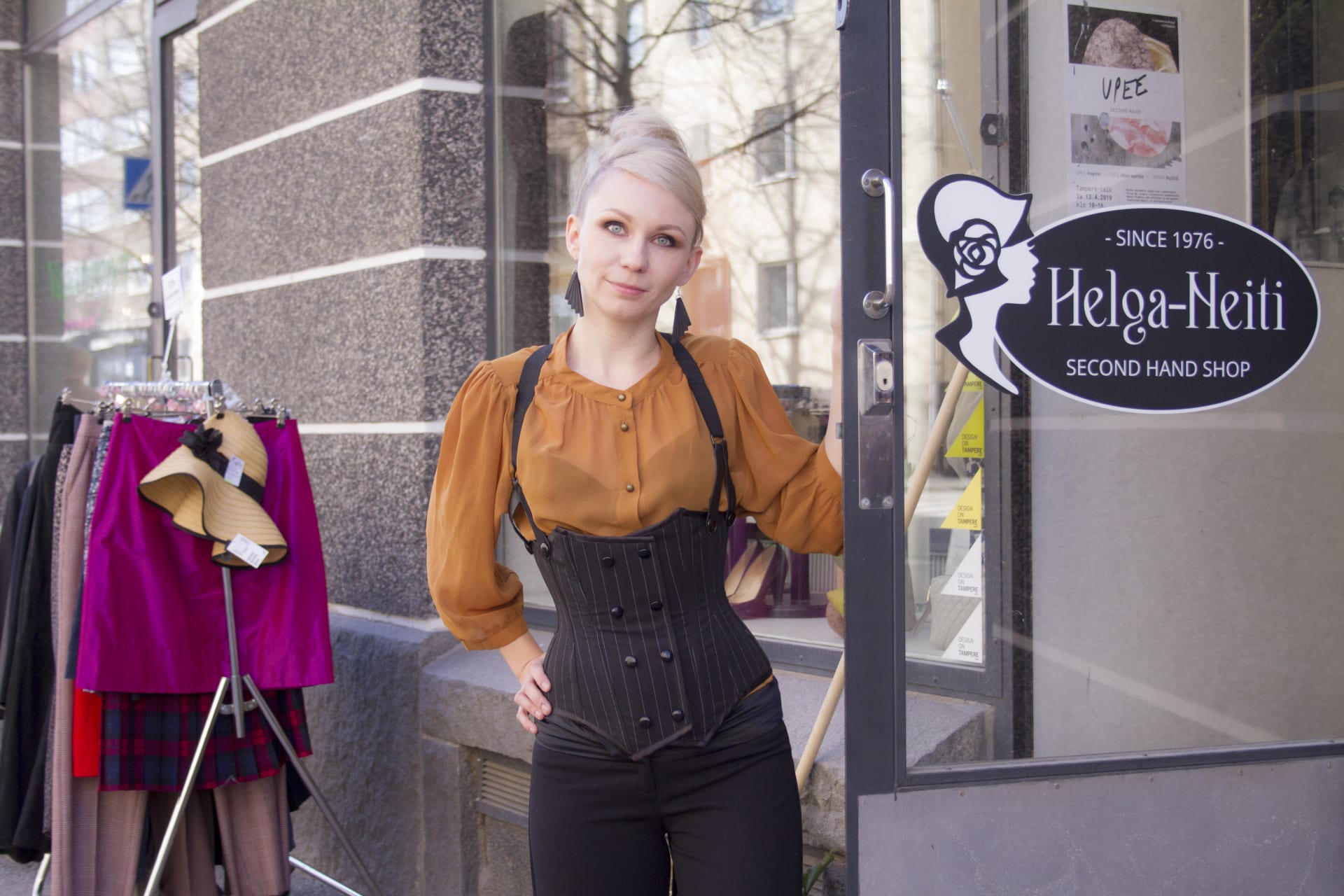 Welcome to Helga-Neiti, the oldest second hand shop in Tampere!