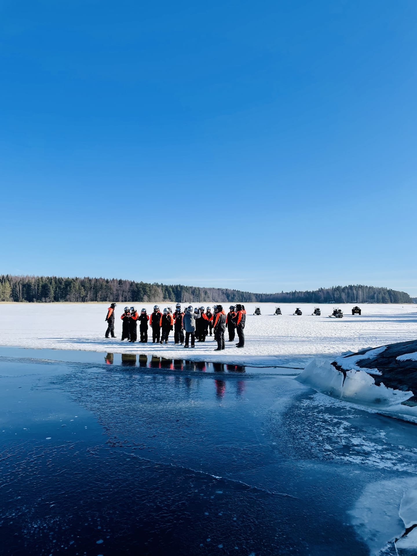 At the end of the ice 