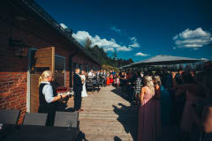 The Manor Stables terrace that seats up to 100 people.