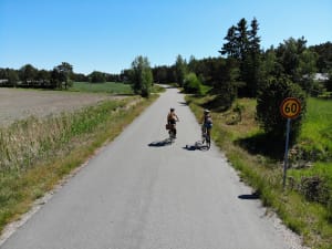 Biking is very popular in the archipelago