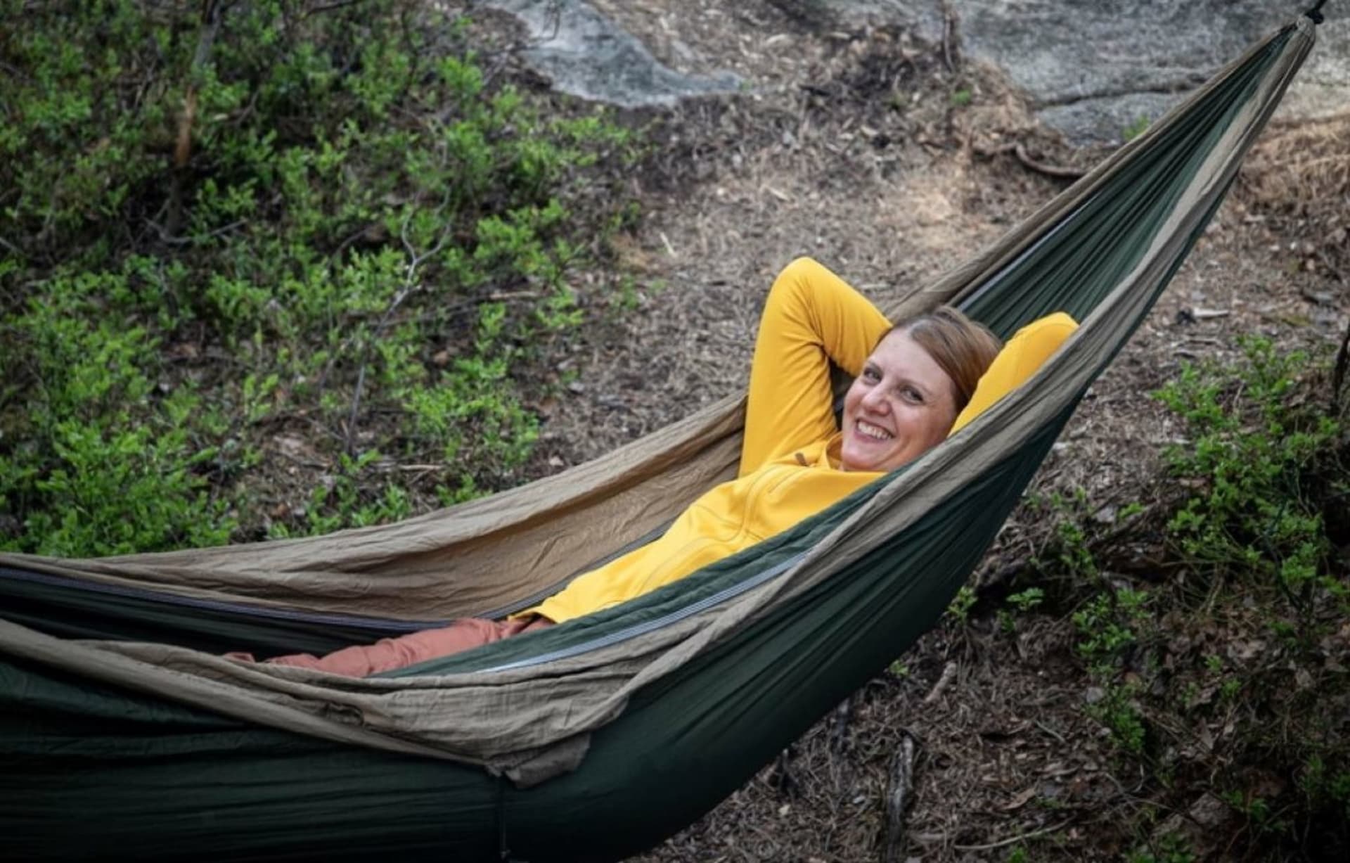 Relax in a hammock - a walking trip to a traditional farm including a hammock rest break.