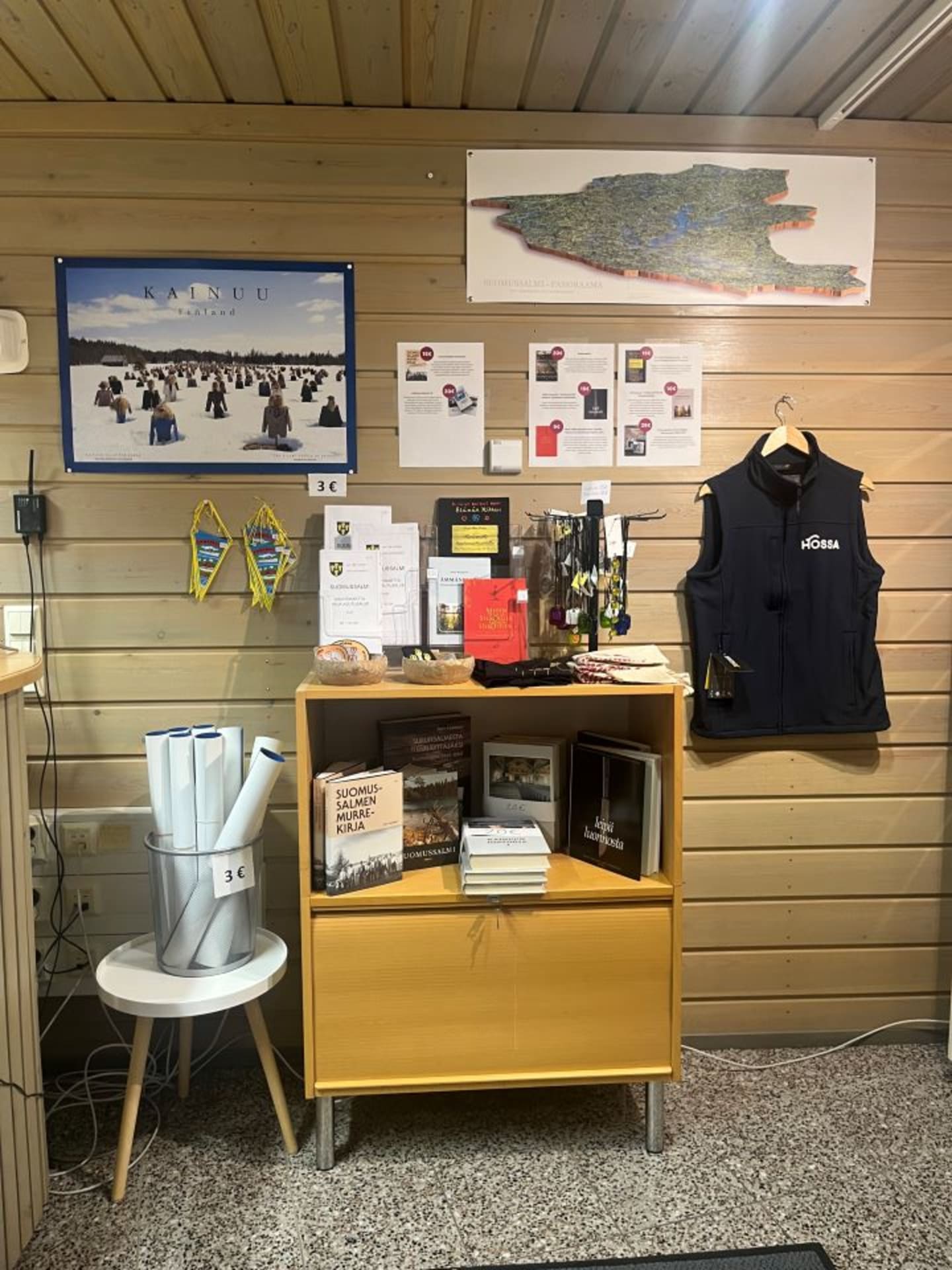 Matkailutoimiston sisätila
