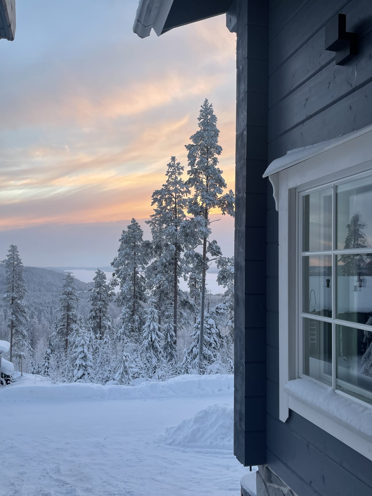 Upea maisema avautuu Lumitähdestä
