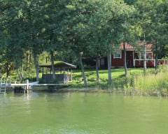 Traditional cabin Näsinranta in Baltic Sea Archipelago.