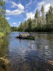 Canoeing in Ylläs