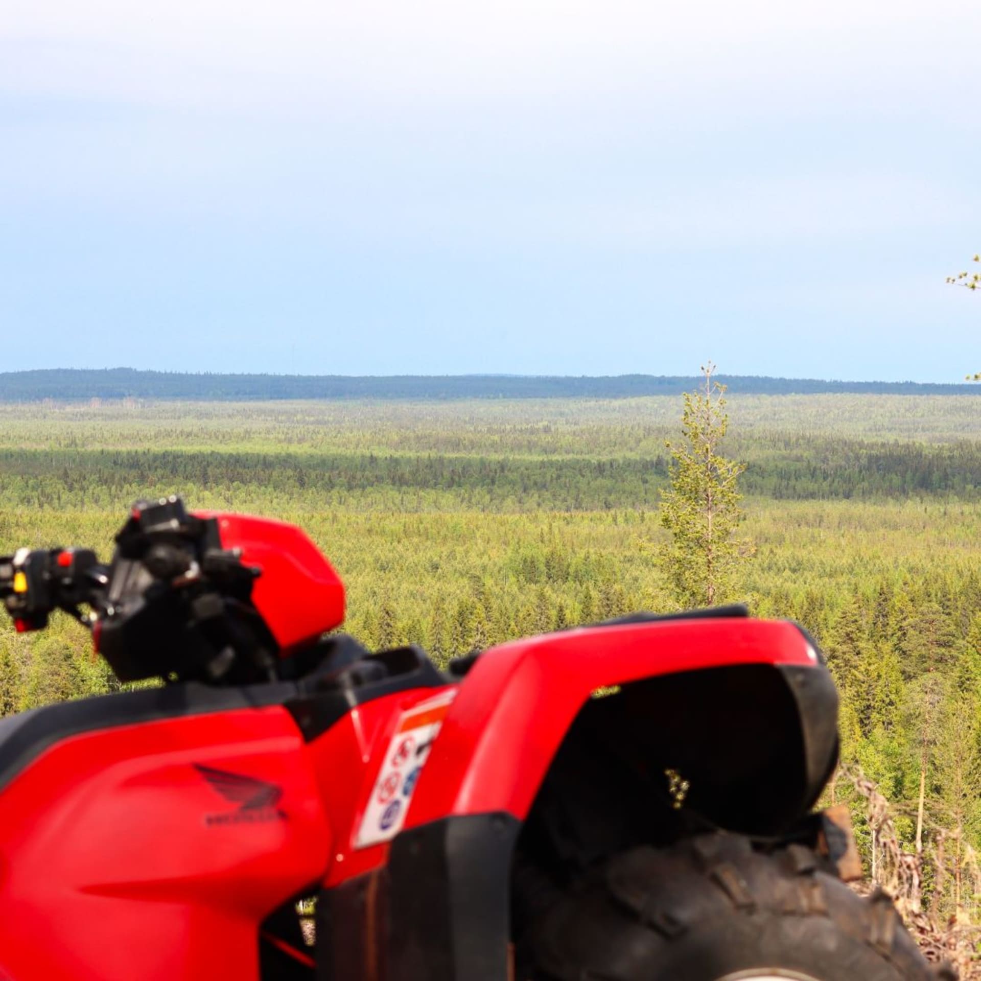 Quad biking