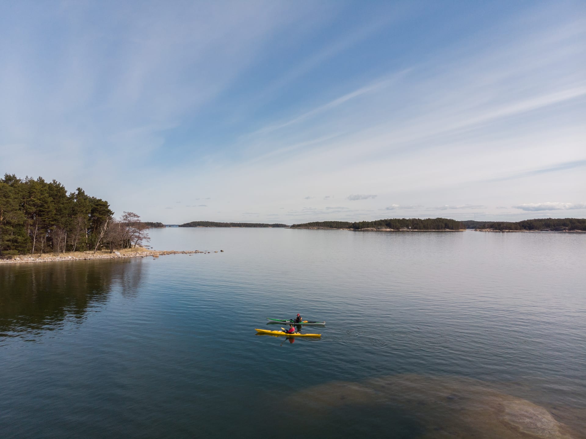 Guided kayaking tour