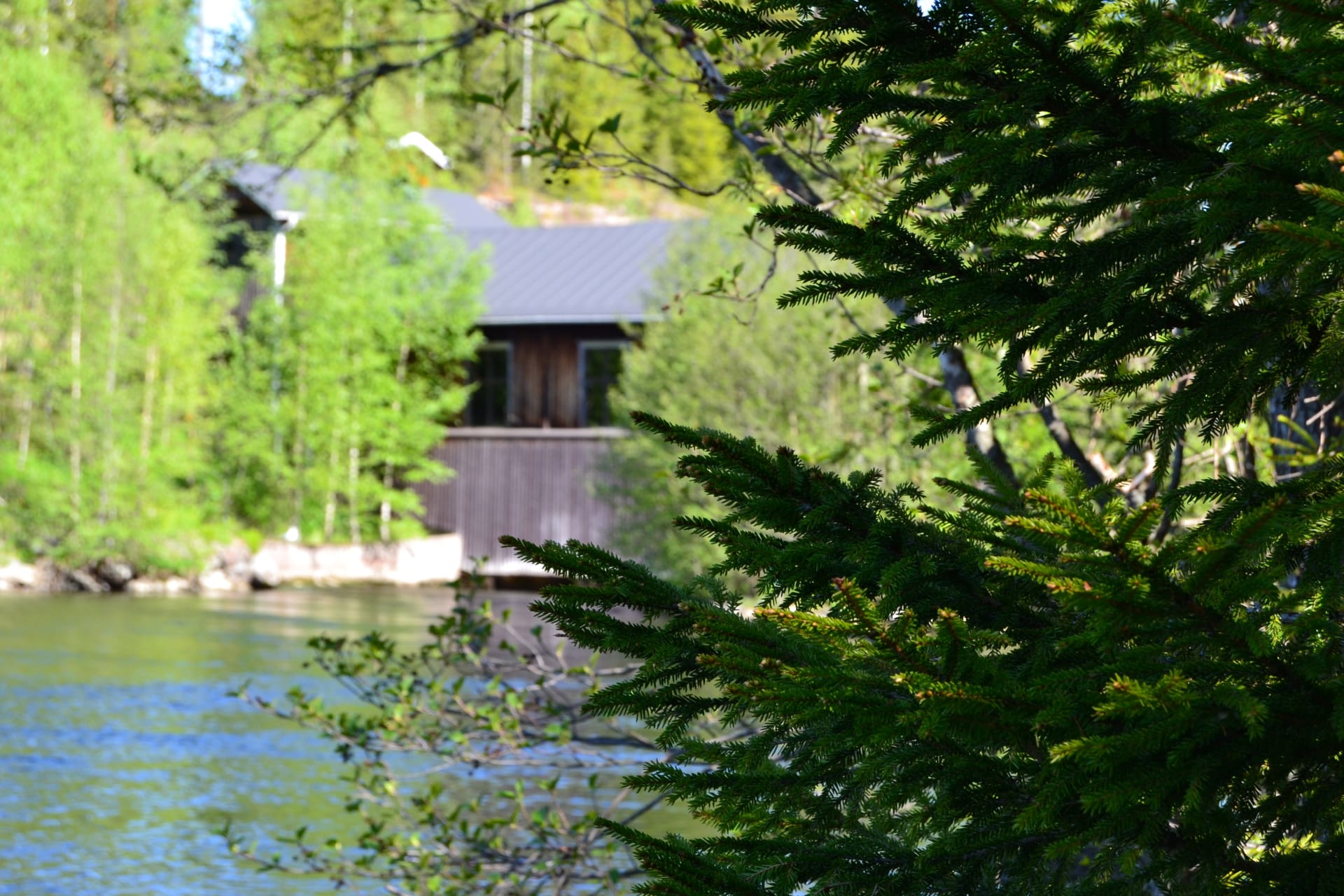 Lahnasenkoski Power Plant in Hiitolanjoki River