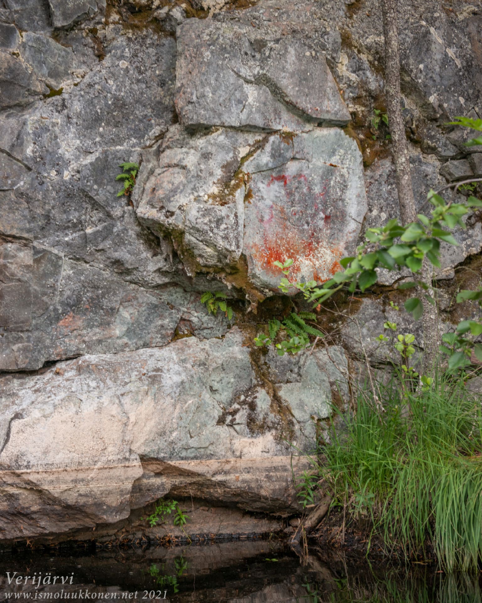 Verijärvi Pre-historic Rock Paintings.