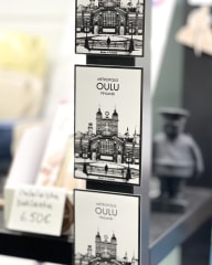 Metropolis magnet in Oulu shop.