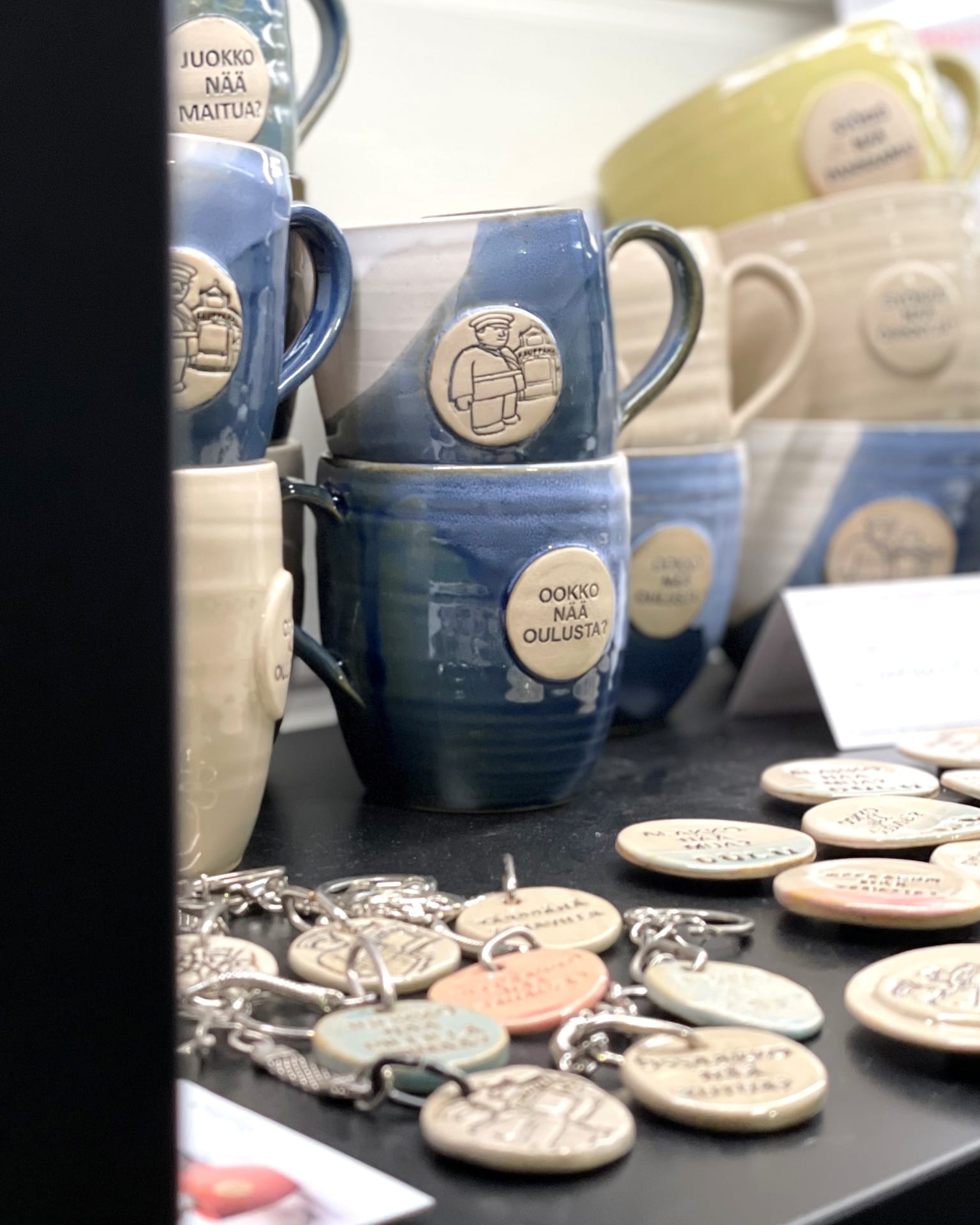 Ceramic products of TiinaMari in Oulushop.