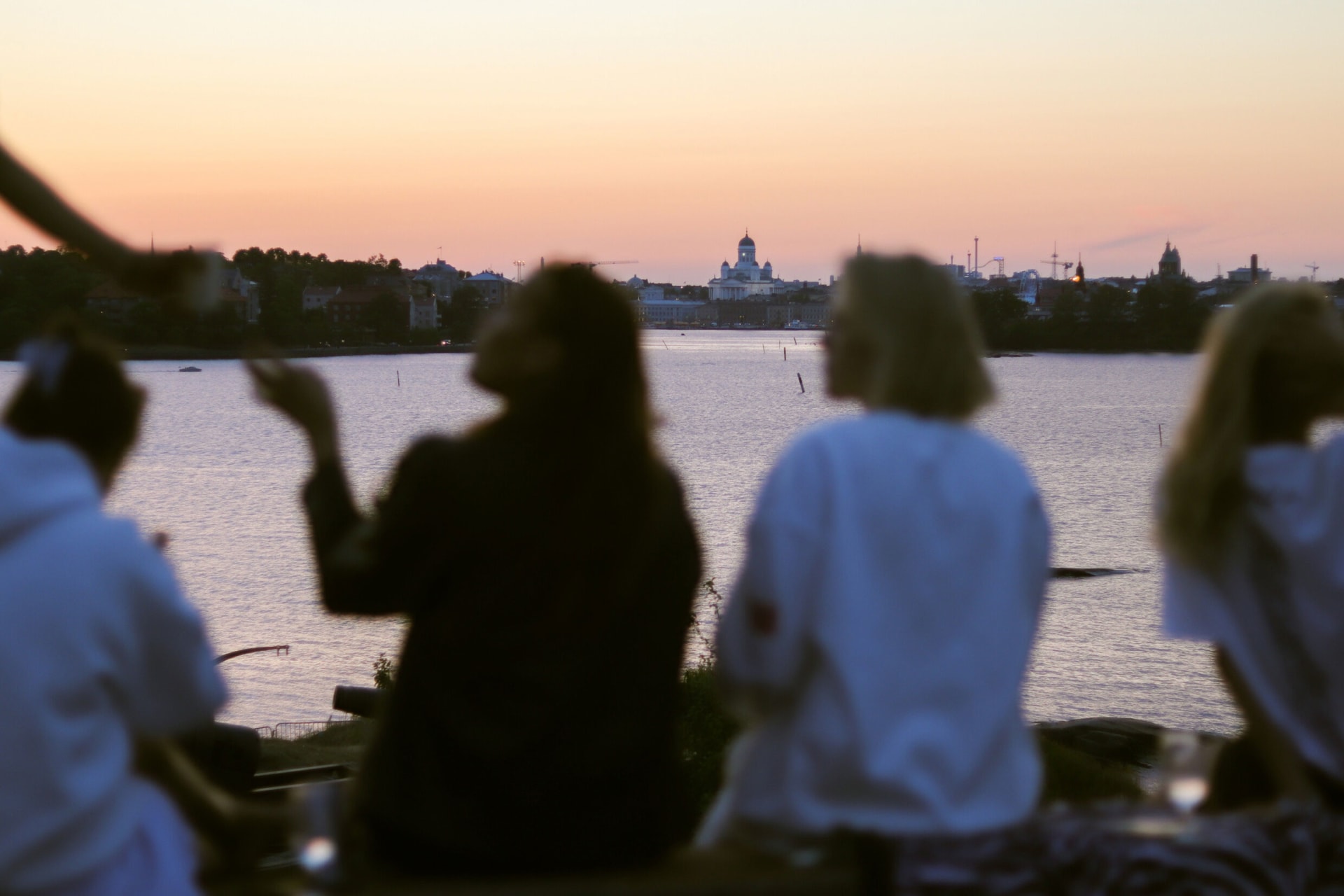 Sunset in Helsinki