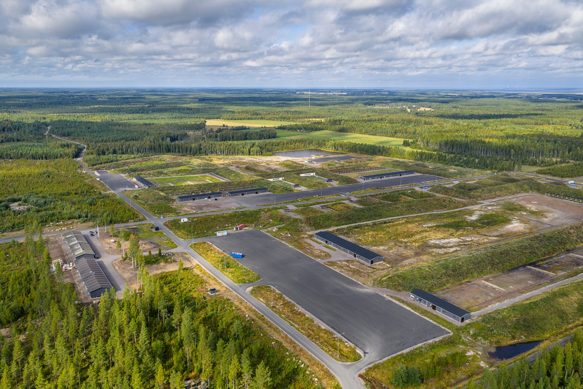 Ruutikangas area from bird perspective.