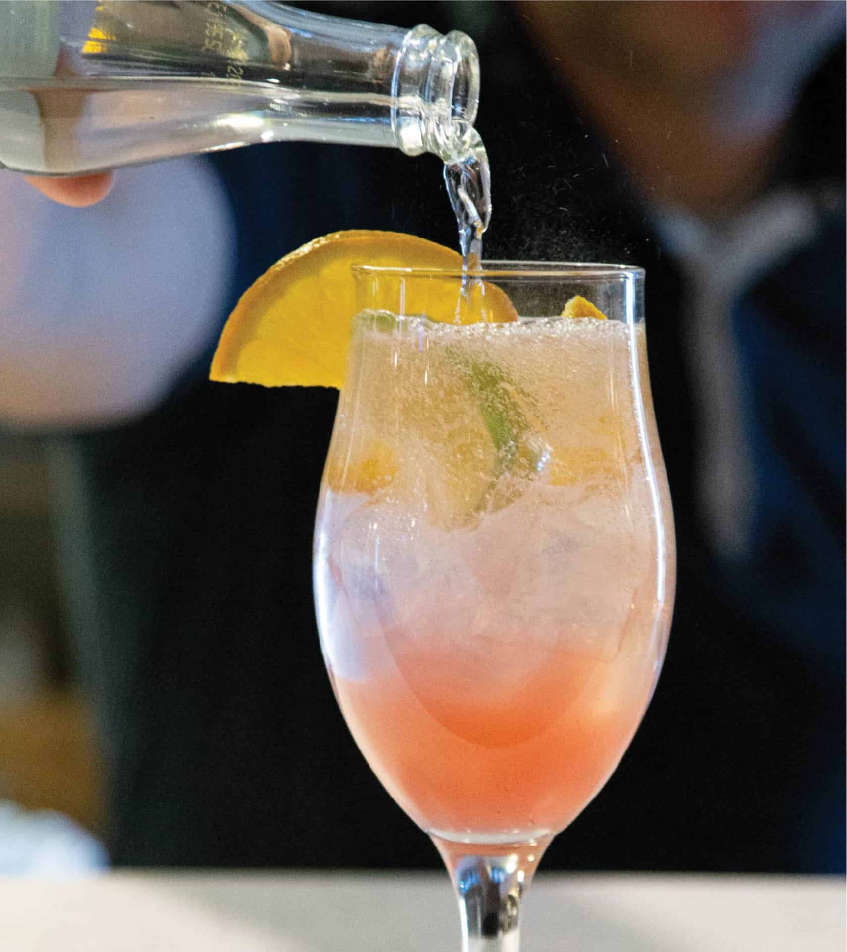 Drinks and cocktails from the bar