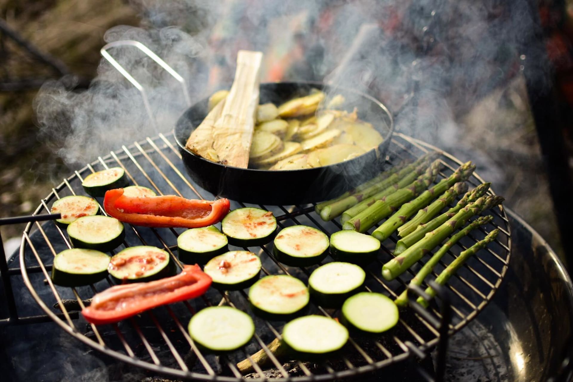 Veggies on the grill