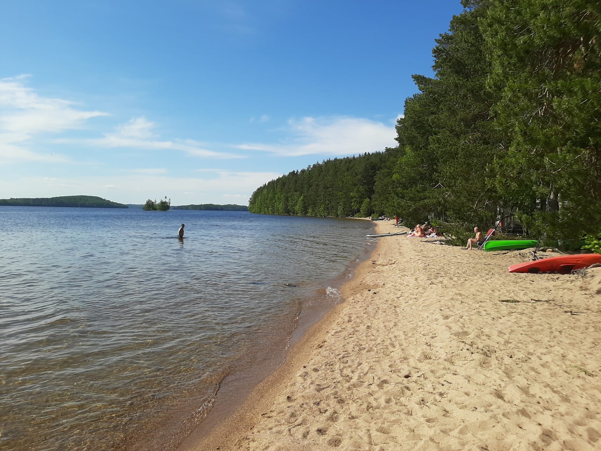 Great beach for swimming