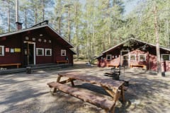 Matildanjärven kämpät Teijon kansallispuistossa