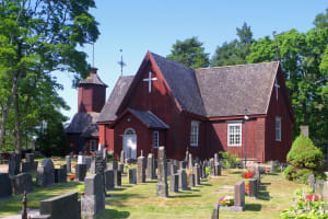Merimasku church and grave yard