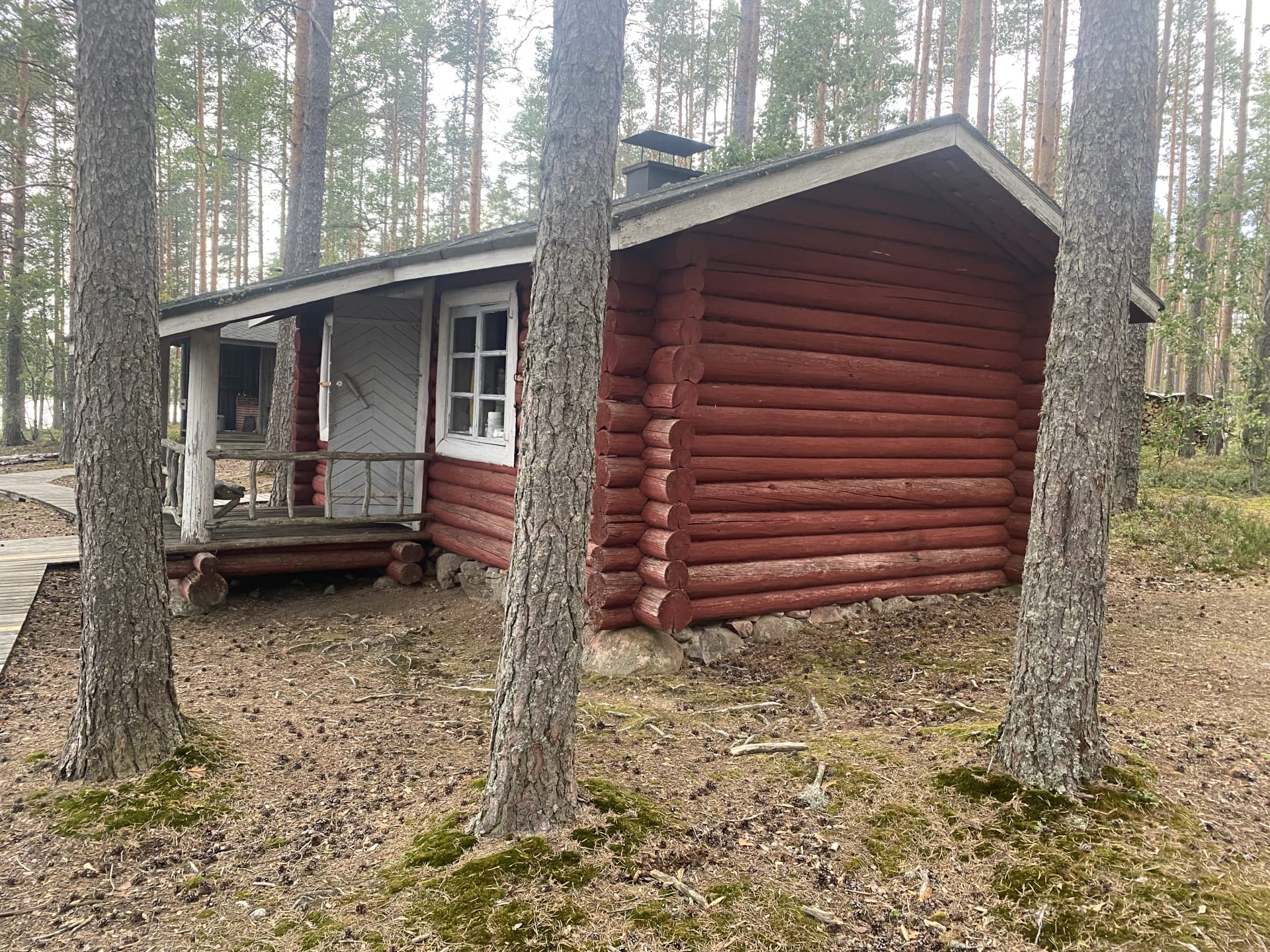 Kourajärvi cottage.