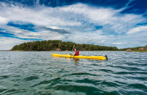Sea kayaking in the Kustavi archipelago.