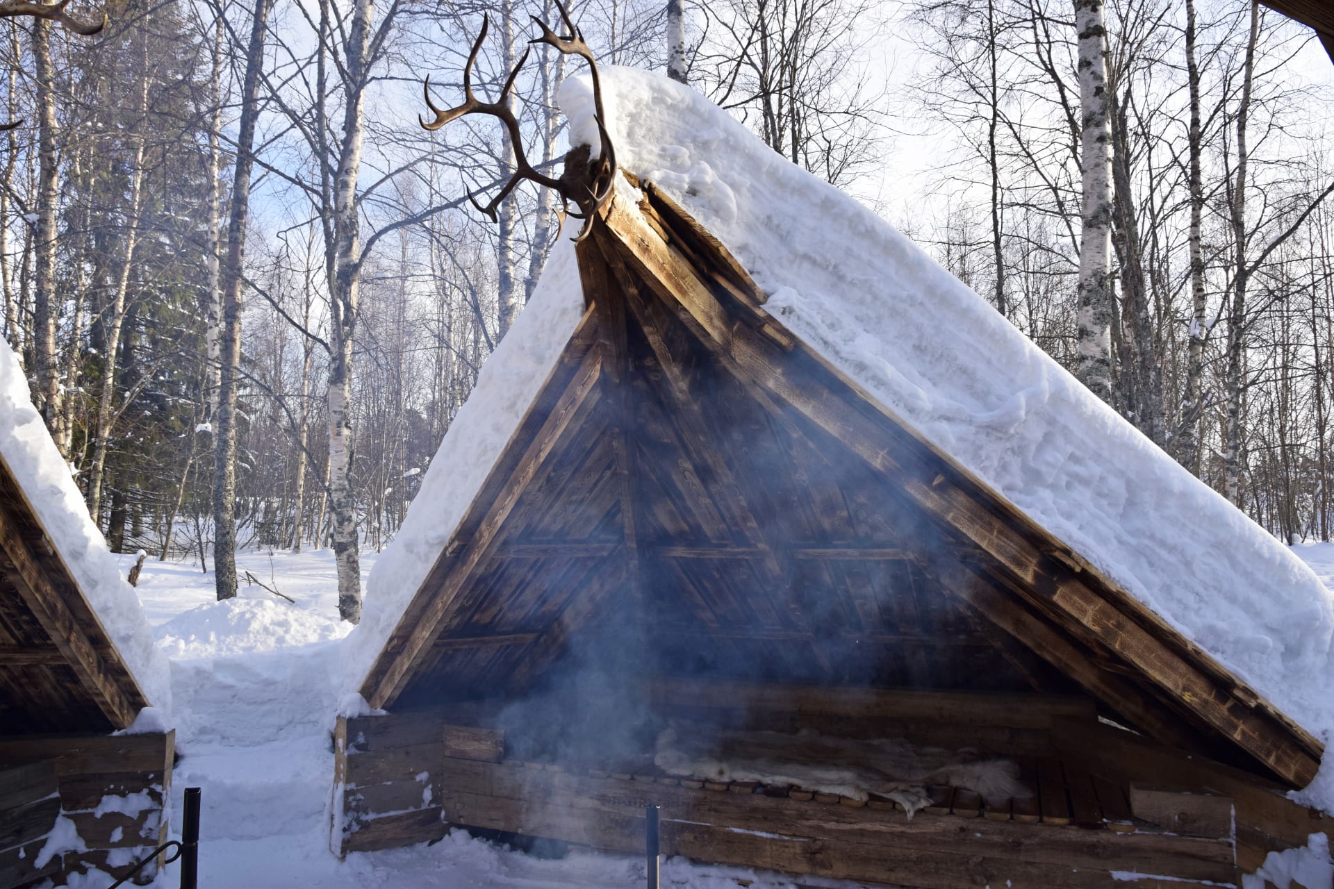 A typical campfire during activities