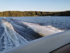 Lake Rautavesi from the boat