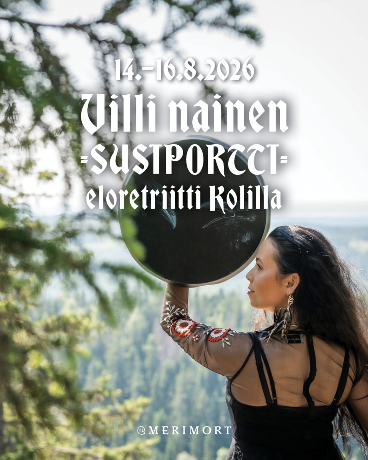 14.–16.8.2026 Wild Woman – WOLF GATE -retreat at Koli