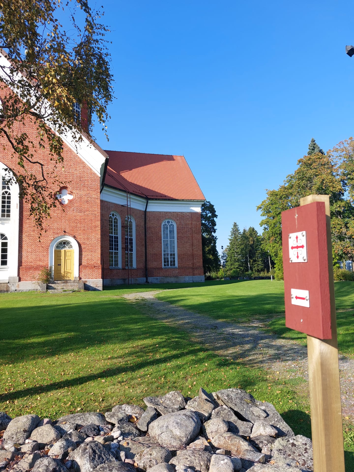 The church in Lappfjärd at St Olav Ostrobothnia 