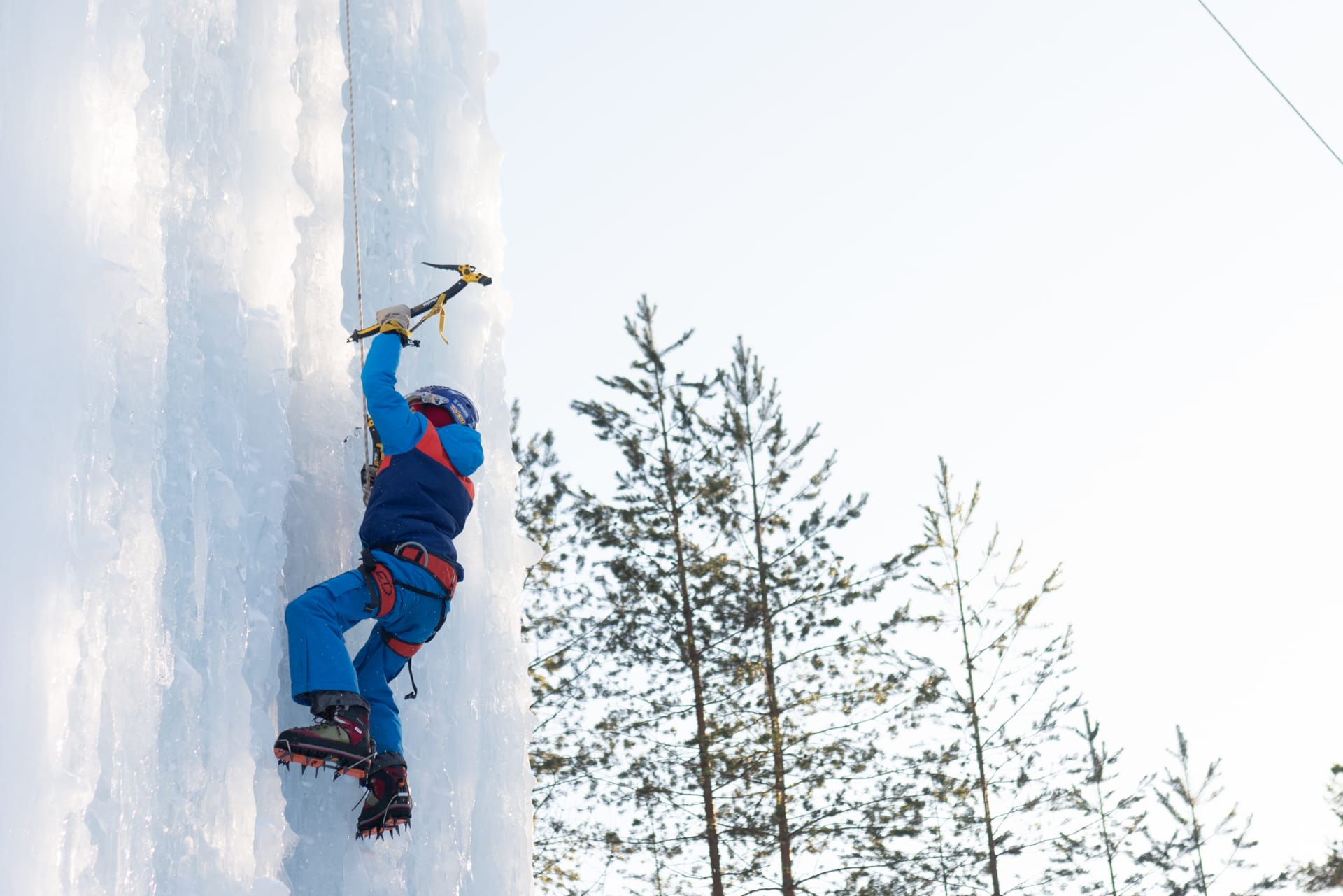 Ice climbing