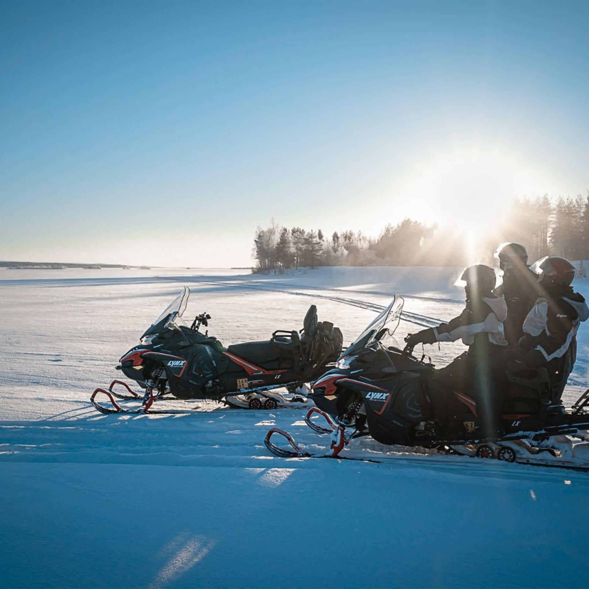 Snowmobiling