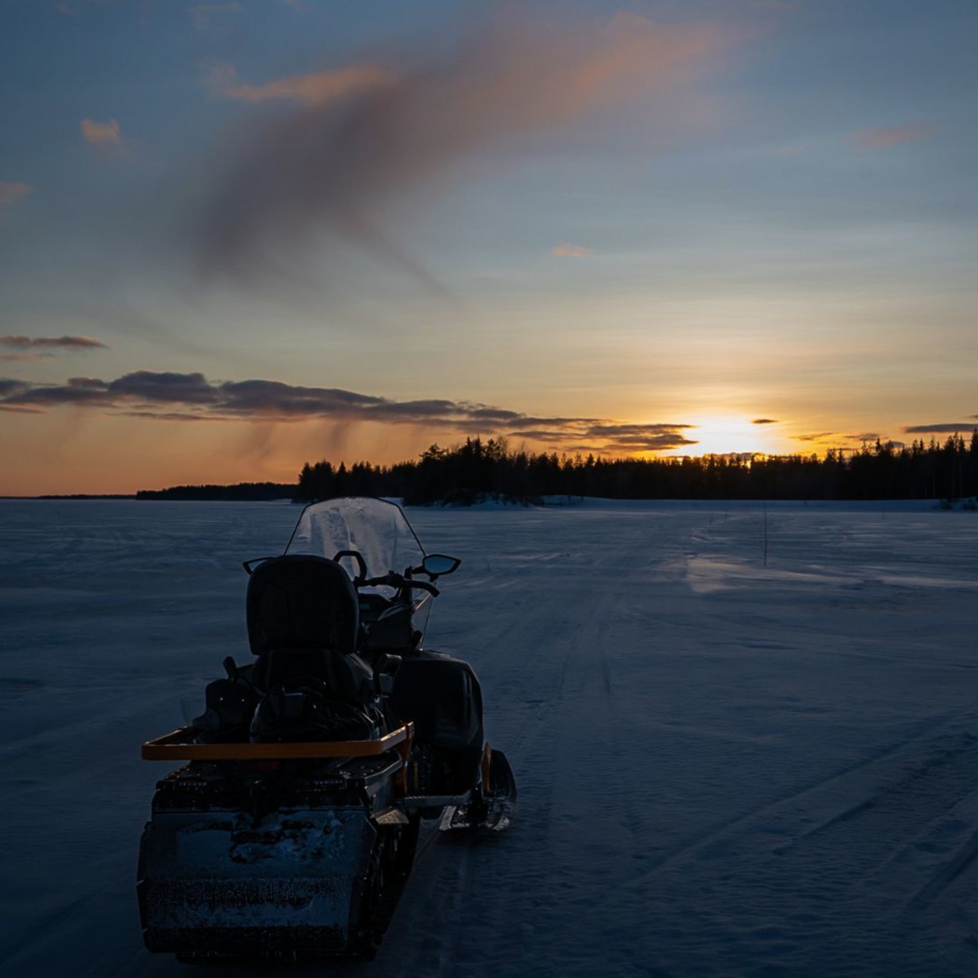 Snowmobiling