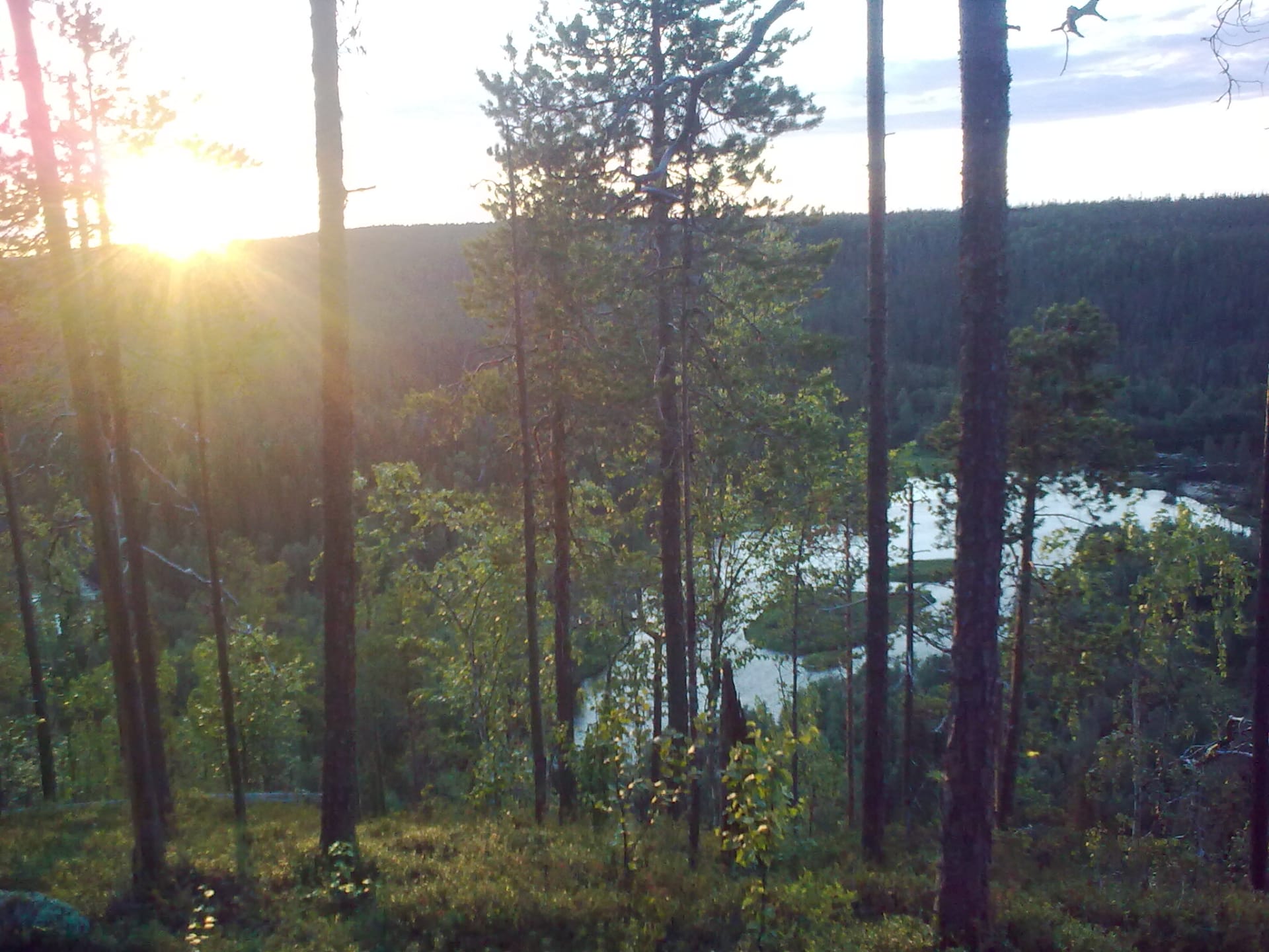 Ahvenperä, river Kitka