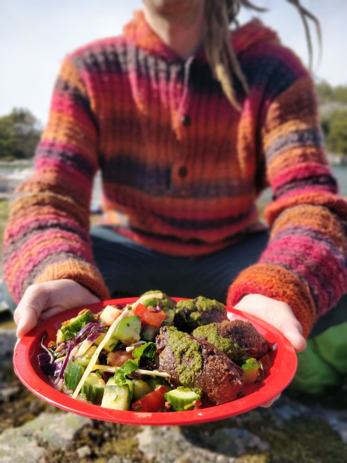 Delicious vegan food Delicious vegan food