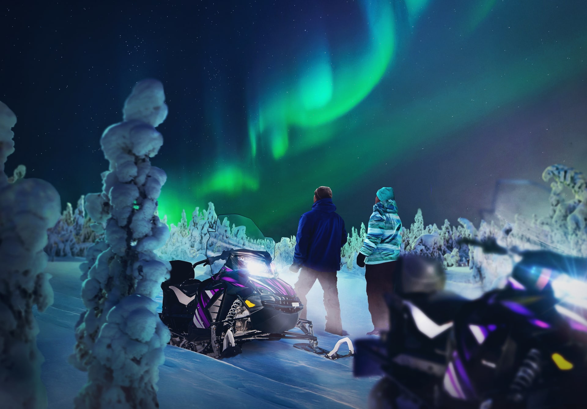 E-motion goes aurora hunting