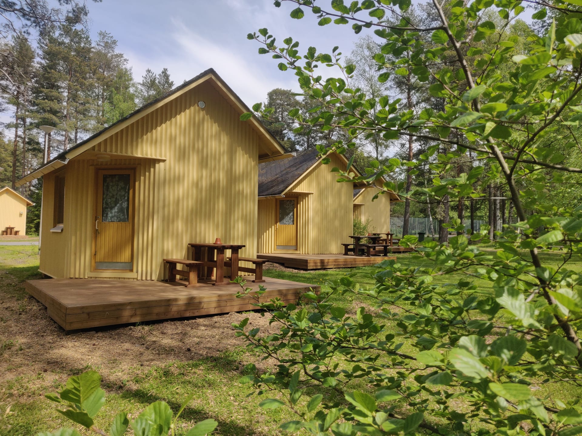 Camping cottages at Yyteri Resort & Camping
