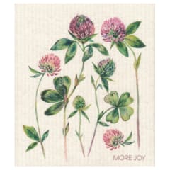 Lucky Clover biodegradable dishcloth.