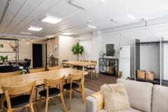 A view from the couch area.