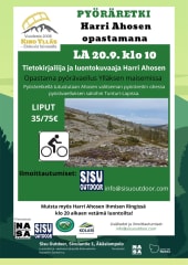 Tietokirjailija ja luontokuvaaja Harri Ahosen opastama pyöräretki Ylläksen maisemissa
