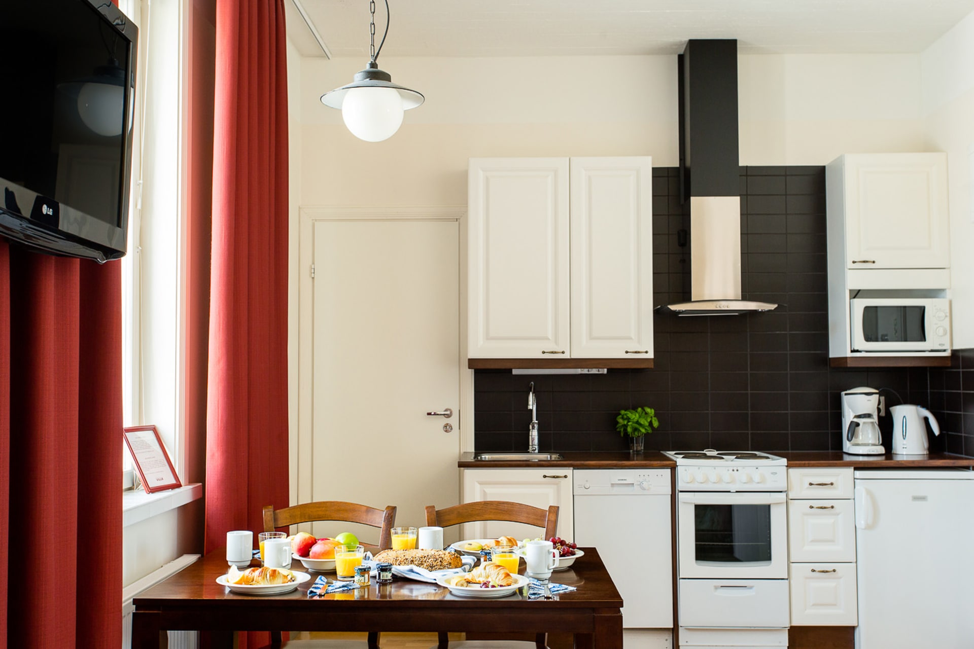 Room for two persons with kitchenette