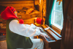 Poroajelu Joulupukkia tapaamaan Apukassa, Rovaniemellä