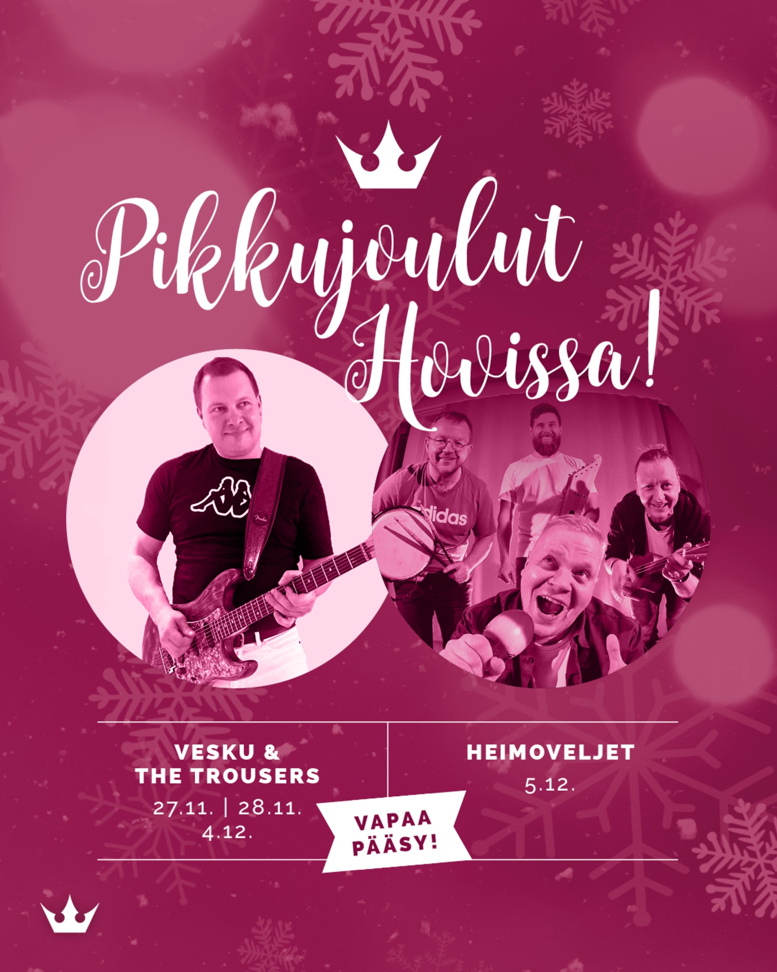 Pikkujoulut Hovissa!